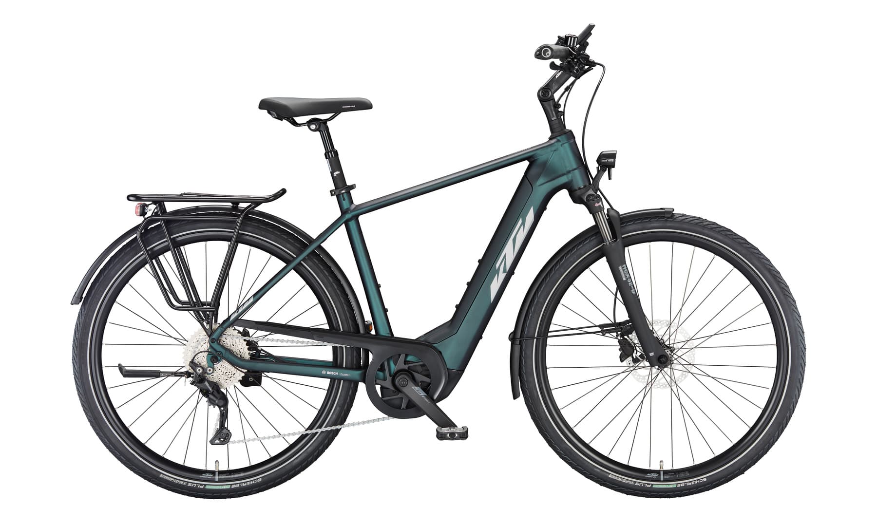 KTM Macina Tour CX 510 (2023), green purple flip matt / silver-green, Seitenansicht Diamantrahmen (HE) freigestellt auf Weiß, 1800x1080 px – passend zu Artikel 72139